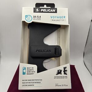 Pelican Voyager Magnetic Case For iPhone 15 Plus Holster & MagSafe Compatibility